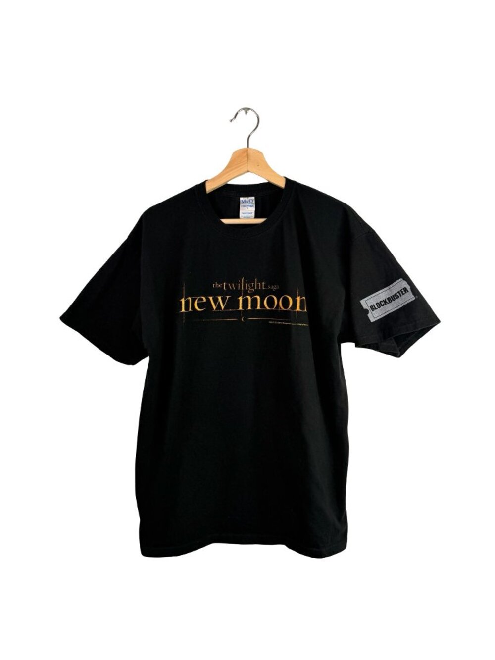 Rare Vintage The Twilight Saga New Moon 2010 block Buster Film Promo T Shirt